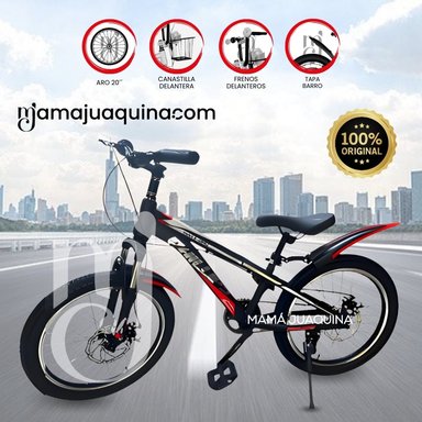 BICICLETA DEPORTIVA ARO 20 «SKINY PHILLIPS» EDICIÓN LIMITADA RED