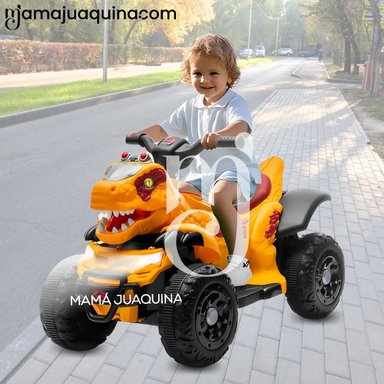 CUATRIMOTO A BATERÍA PARA NIÑOS «REX» CONTROL REMOTO ORANGE - 4