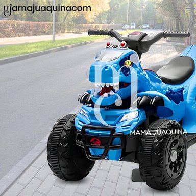 CUATRIMOTO A BATERÍA PARA NIÑOS «REX» CONTROL REMOTO BLUE - 2