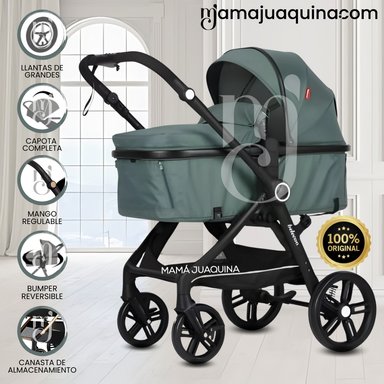 COCHE MOISÉS TRAVEL SYSTEM «KYLIE» DE LUJO GREEN