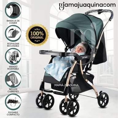 COCHE CUNA DE LUJO «OPPTIMO» EDICIÓN LIMITADA GREEN