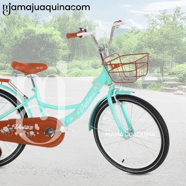 BICICLETA PARA NIÑA ARO 20 «NEW LADY» CON CANASTA TURQUESA - 2