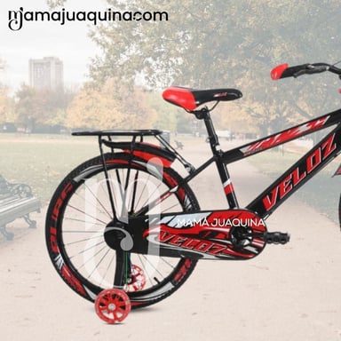 BICICLETA PARA NIÑO ARO 16 «SPORT VZ» CON CANASTA BLACK - 2