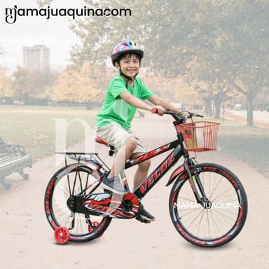 BICICLETA PARA NIÑO ARO 16 «SPORT VZ» CON CANASTA BLACK - 4