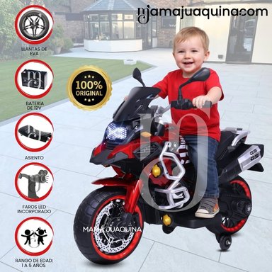MOTO A BATERÍA MUSICAL «RANGER GS» CON BLUETOOTH RED - 1