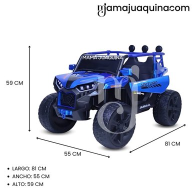 CAMIONETA PARA NIÑOS «BOBCAT» LICENSSED BLUE - 4