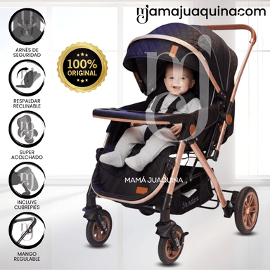 COCHE CUNA DE LUJO «SUNDARA VIP» EDICIÓN LIMITADA BLACK