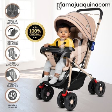 COCHE CUNA BABY HAPPY «VINTAGE NEW» BEIGE