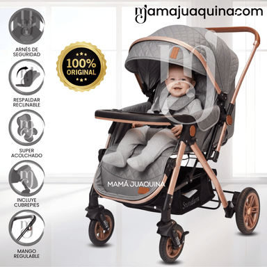 COCHE CUNA DE LUJO «SUNDARA VIP» EDICIÓN LIMITADA GRAY