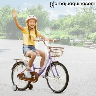 BICICLETA PARA NIÑA ARO 20 «NEW LADY» CON CANASTA PURPLE - 4