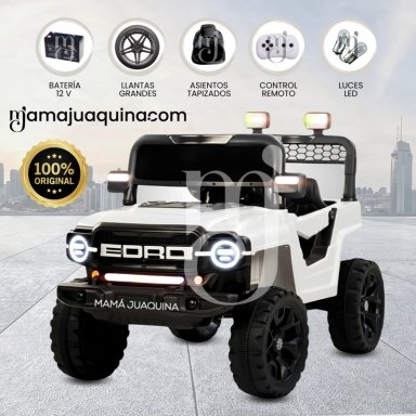 CARRO A BATERÍA PARA NIÑOS «GRANDFORD» WHITE - 1