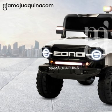 CARRO A BATERÍA PARA NIÑOS «GRANDFORD» WHITE - 2