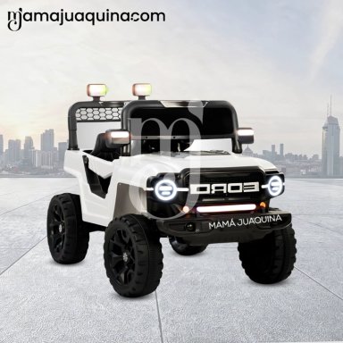 CARRO A BATERÍA PARA NIÑOS «GRANDFORD» WHITE - 4