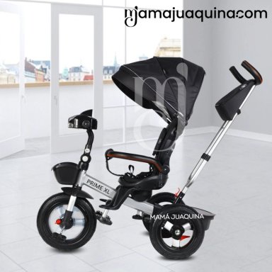 TRICICLO GUIADOR GIRATORIO «PRIME XL» PARA NIÑOS PINK - 4