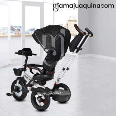 TRICICLO GUIADOR GIRATORIO «PRIME XL» PARA NIÑOS BLACK - 2