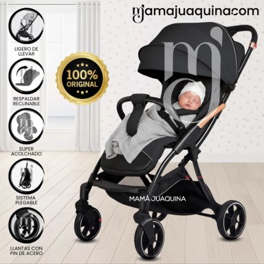 COCHE MALETA DE LUJO «KEYLA» EDICIÓN LIMITADA BLACK