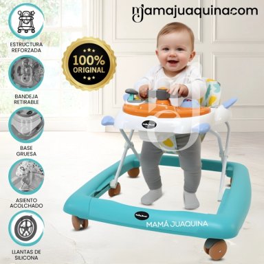 ANDADOR PLEGABLE DIDÁCTICO «NAVY» EDICIÓN LIMITADA LIGHT BLUE