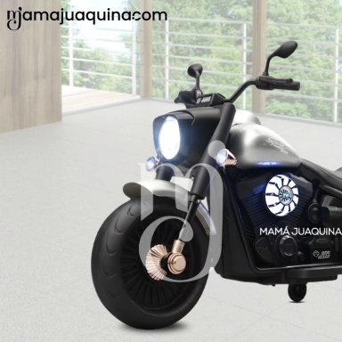 MOTO A BATERÍA MUSICAL «FOCUS» CON BLUETOOTH GRAY - 2