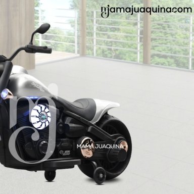 MOTO A BATERÍA MUSICAL «FOCUS» CON BLUETOOTH GRAY - 3