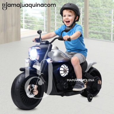 MOTO A BATERÍA MUSICAL «FOCUS» CON BLUETOOTH GRAY - 4