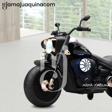 MOTO A BATERÍA MUSICAL «FOCUS» CON BLUETOOTH BLACK - 2