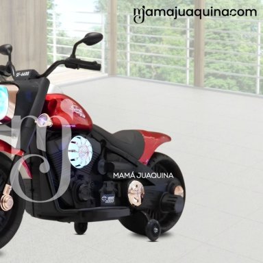 MOTO A BATERÍA MUSICAL «FOCUS» CON BLUETOOTH RED - 3