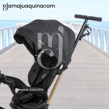 TRICICLO GUIADOR GIRATORIO «WUNDER» EDICIÓN LIMITADA BLACK - 3
