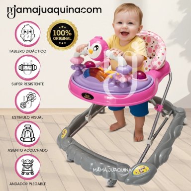 ANDADOR DIDÁCTICO PLEGABLE «BIRDS» EDICIÓN LIMITADA LILA