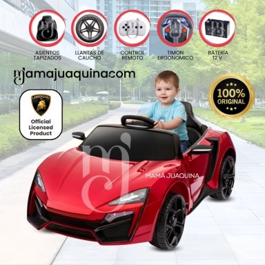 CARRO A BATERÍA PARA NIÑOS «REVUELTO» LISSENCED RED - 1