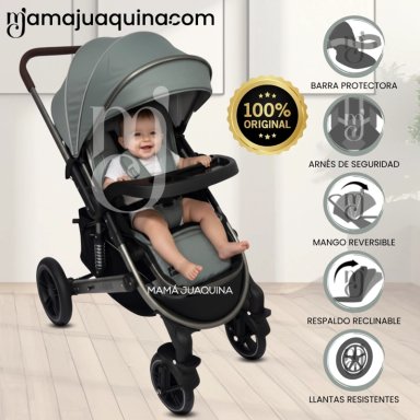 COCHE CUNA PARA BEBÉS «BEVERLY» EDICIÓN LIMITADA GREEN - 1