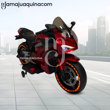 MOTO A BATERÍA PARA NIÑOS «PANIGALE» DE LUJO RED - 3