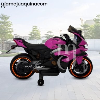 MOTO A BATERÍA PARA NIÑOS «SAIKO» LICENSSED PINK - 3