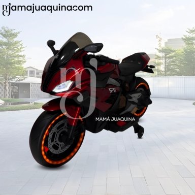 MOTO A BATERÍA PARA NIÑOS «SAIKO» LICENSSED RED - 2