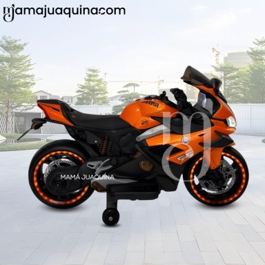 MOTO A BATERÍA PARA NIÑOS «SAIKO» LICENSSED ORANGE - 3