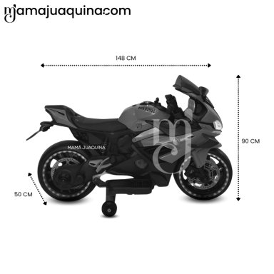 MOTO A BATERÍA PARA NIÑOS «SAIKO» LICENSSED ORANGE - 4