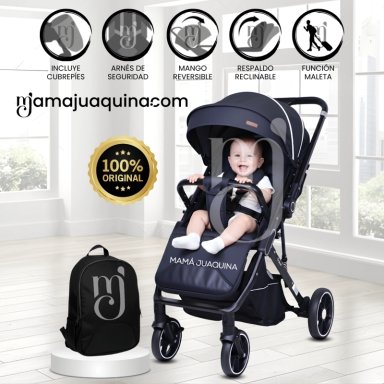 COCHE DE PASEO MALETA «LIVANO PRIME» DE LUJO BLACK