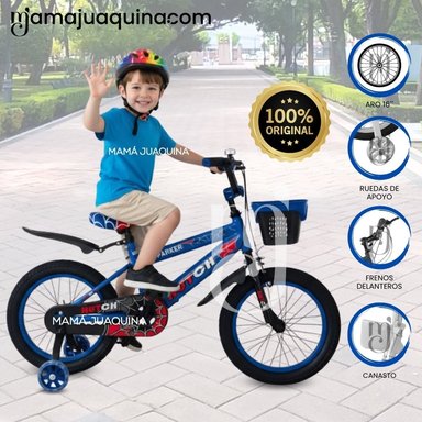 BICICLETA PARA NIÑO ARO 16 «SPYDER PARK» EDICIÓN LIMITADA BLUE