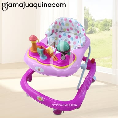 ANDADOR CON TABLERO MUSICAL «HONGUITO II» PINK - 2
