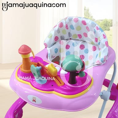 ANDADOR CON TABLERO MUSICAL «HONGUITO II» PINK - 3