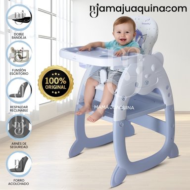 SILLA DE COMER ESCRITORIO 3 EN 1 «GATO NEW» BLUE