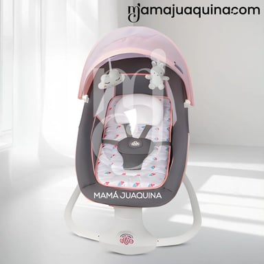 MECEDORA PLEGABLE ELÉCTRICA PARA BEBÉS «DOLLY III» PINK - 2
