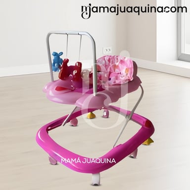 ANDADOR CON TABLERO MUSICAL «UGLY DUCKY» PINK - 2