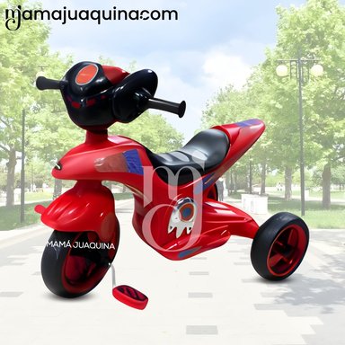TRIMOTO A PEDAL PARA NIÑOS «SERVANN II» CON BLUETOOTH RED - 2