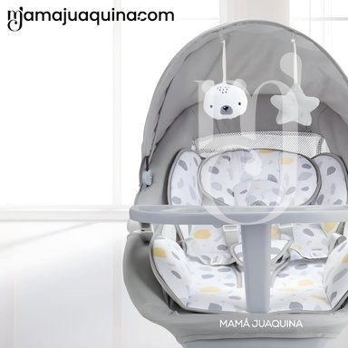 SILLA MECEDORA DIDACTICA «STAR II» CON BLUETOOTH GRIS - 2