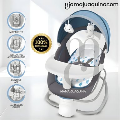 MECEDORA PLEGABLE ELÉCTRICA PARA BEBÉS «DOLLY II» BLUE - 1