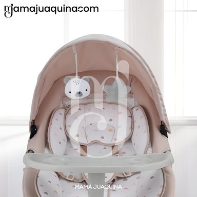 SILLA MECEDORA DIDÁCTICA «STAR II» CON BLUETOOTH BEIGE - 4