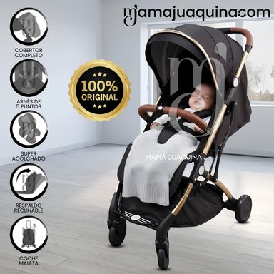 COCHE MALETA DE PASEO «SEKKI GOLD» VERSIÓN LIMITADA