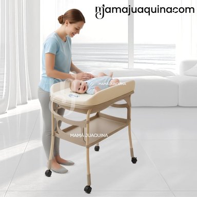 BAÑERA CAMBIADOR «DINO CARE» EDICIÓN EXCLUSIVA BEIGE - 2