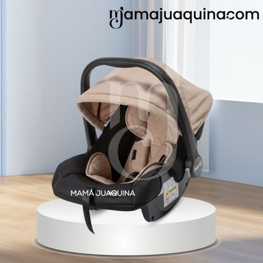 PORTABEBÉ DE LUJO «REMI» MANGO REGULABLE BEIGE - 2