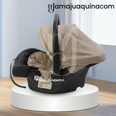 PORTABEBÉ DE LUJO «REMI» MANGO REGULABLE BEIGE - 3